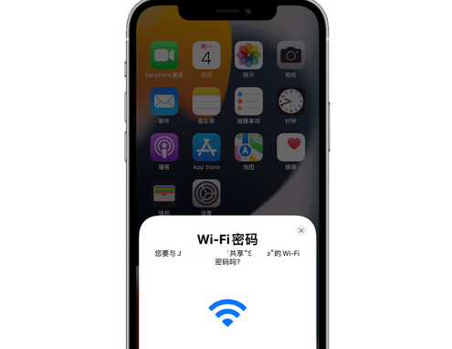 河口苹果15维修店分享iPhone15如何共享Wi-Fi密码 